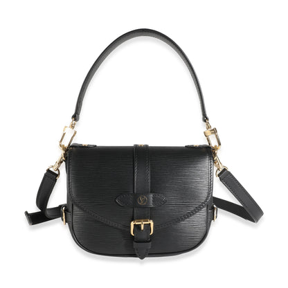 Louis Vuitton Black Epi Saumur BB