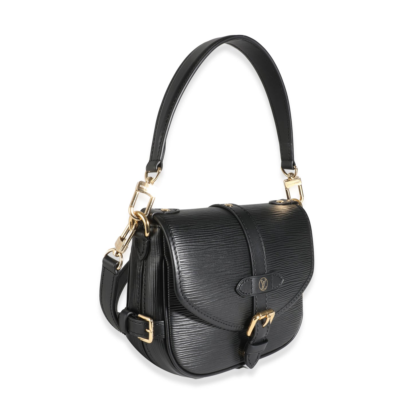 Louis Vuitton Black Epi Saumur BB