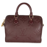 Louis Vuitton Wine Monogram Giant Empreinte Speedy Bandouliere 25