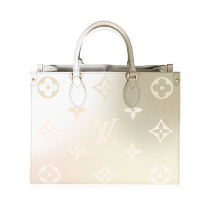 Louis Vuitton Khaki Monogram Canvas Spring In The City Sunset Onthego MM
