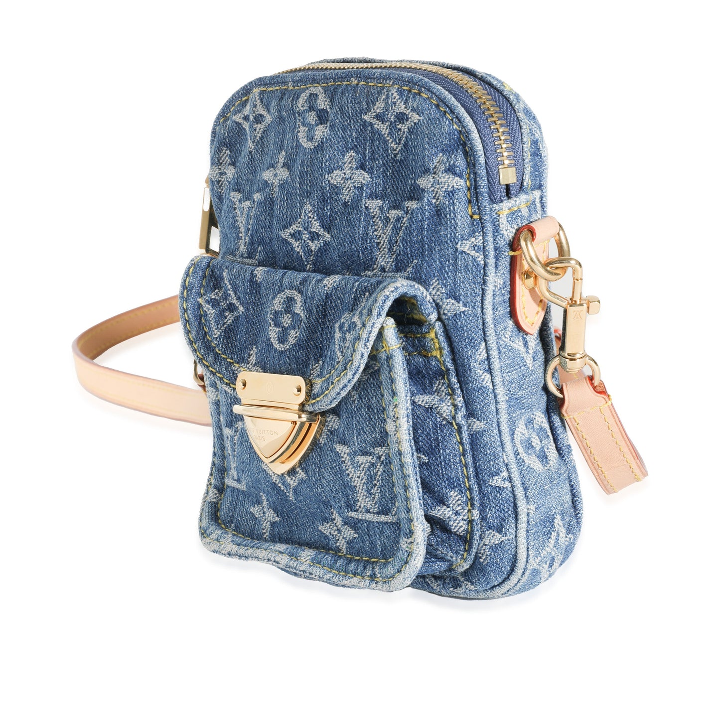 Louis Vuitton Monogram Denim Newfax Pochette