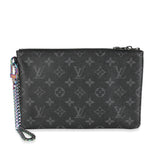 Louis Vuitton Monogram Eclipse Canvas Fragment Design Ipad Pouch