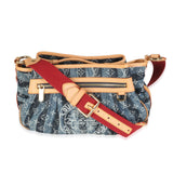 Louis Vuitton Blue Denim Raye Porte Epaule MM
