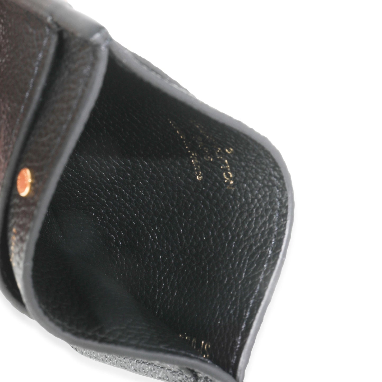Louis Vuitton Black Monogram Empreinte Credit Card Holder