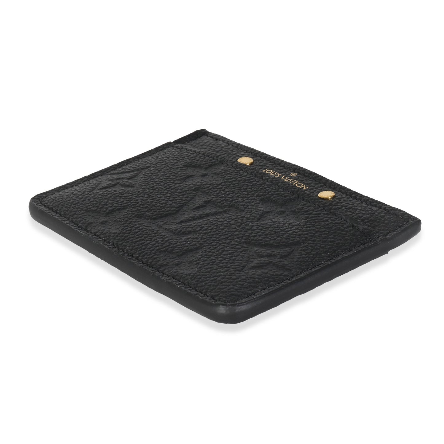 Louis Vuitton Black Monogram Empreinte Credit Card Holder