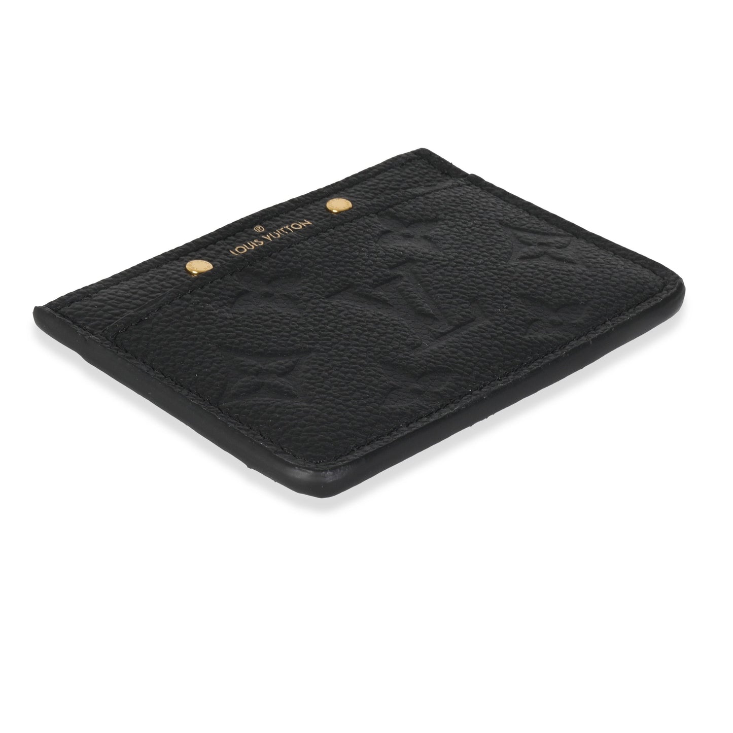 Louis Vuitton Black Monogram Empreinte Credit Card Holder