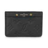 Louis Vuitton Black Monogram Empreinte Credit Card Holder