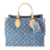Louis Vuitton Blue Monogram Denim Onthego MM