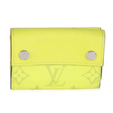 Louis Vuitton Yellow Tiagrama Discovery Compact Wallet