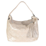 Louis Vuitton Silver Monogram Shimmer Calfskin Halo