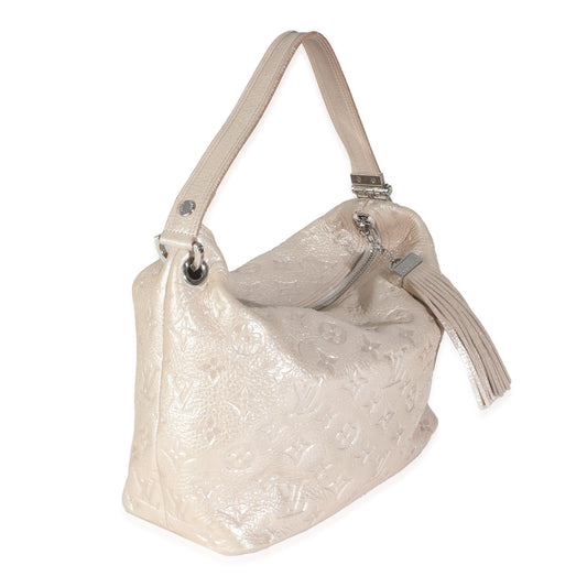 Louis Vuitton Silver Monogram Shimmer Calfskin Halo
