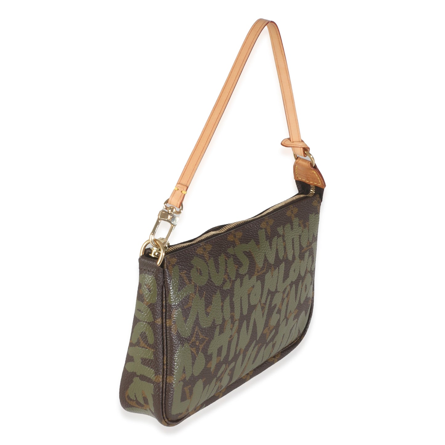 Louis Vuitton x Stephen Spro  Monogram Canvas Graffiti Pochette Accessories