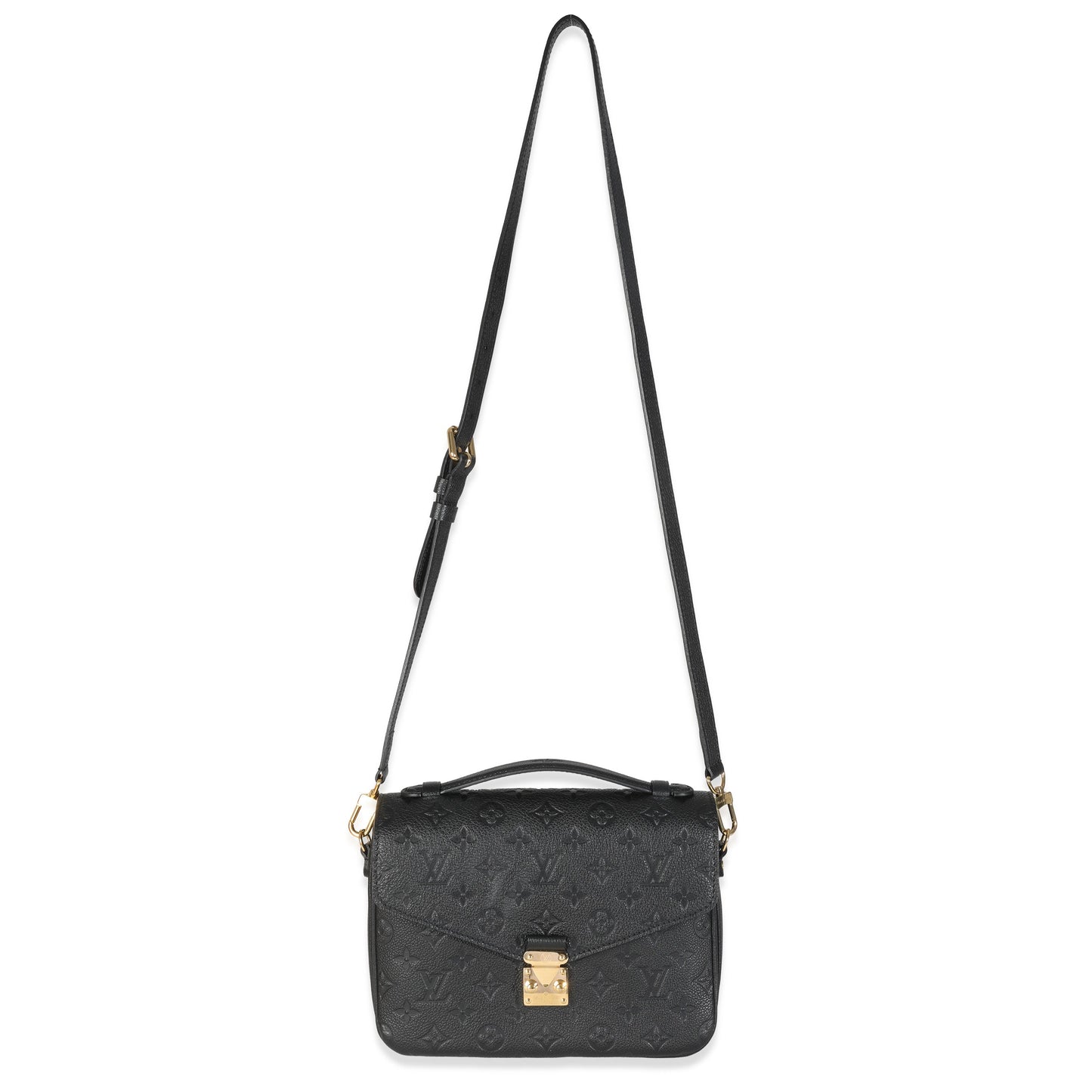 Louis Vuitton Black Monogram Empreinte Pochette Metis