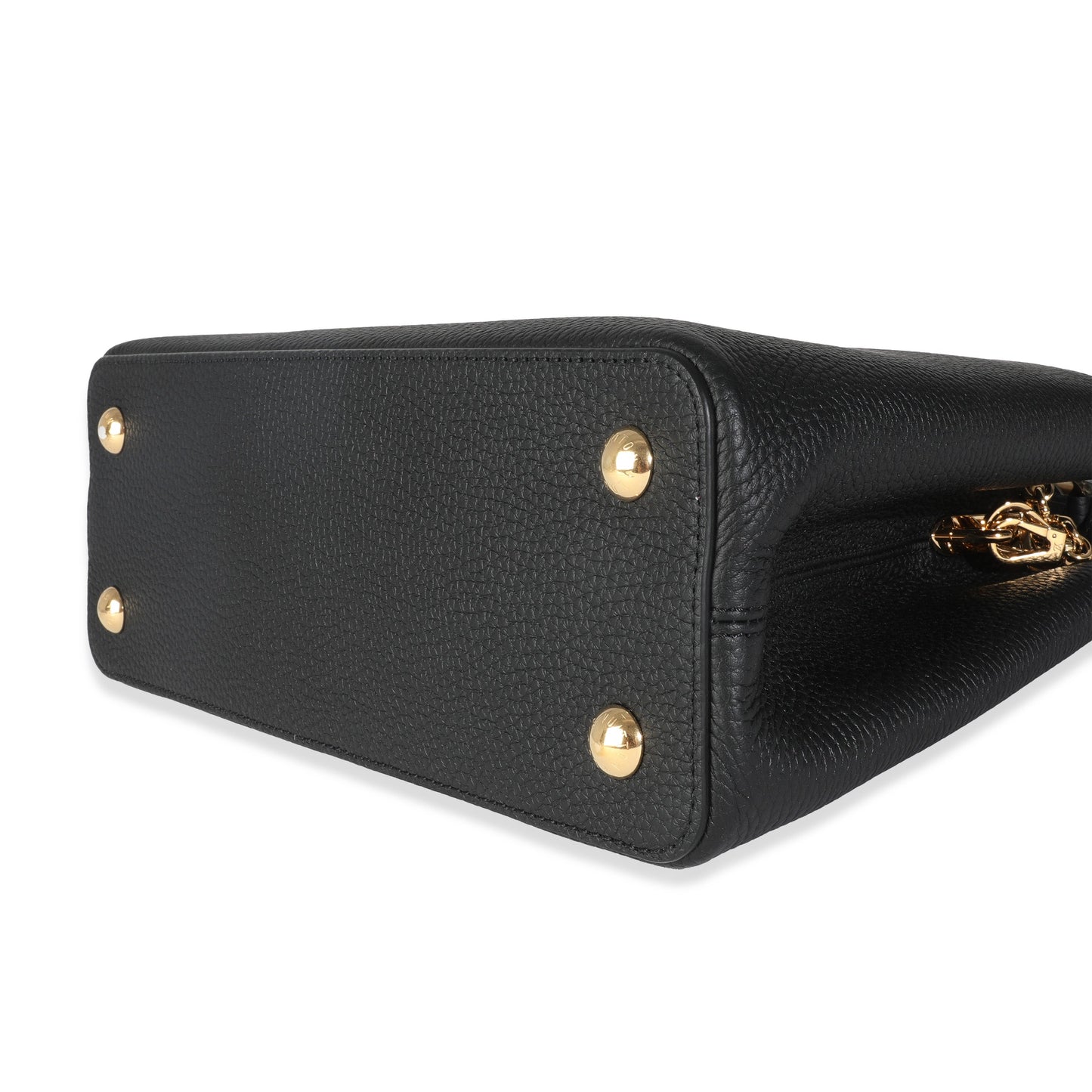 Louis Vuitton x TM Black Taurillon Capucines MM