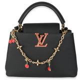 Louis Vuitton x TM Black Taurillon Capucines MM
