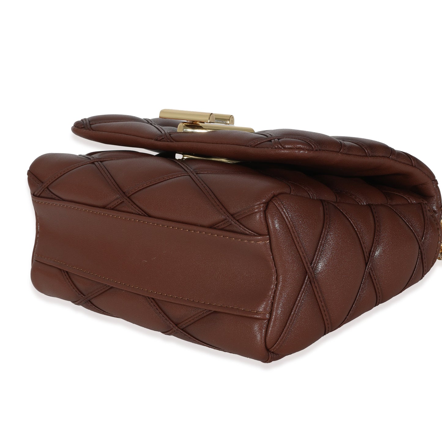 Louis Vuitton Tan Lambskin Malletage GO-14 MM Top Handle