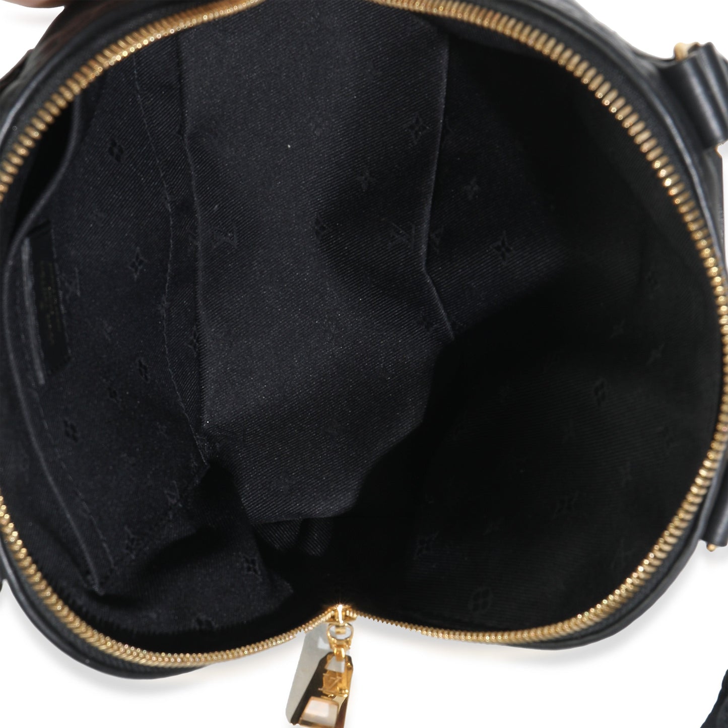 Louis Vuitton Black Bubblegram Calfskin Alma BB