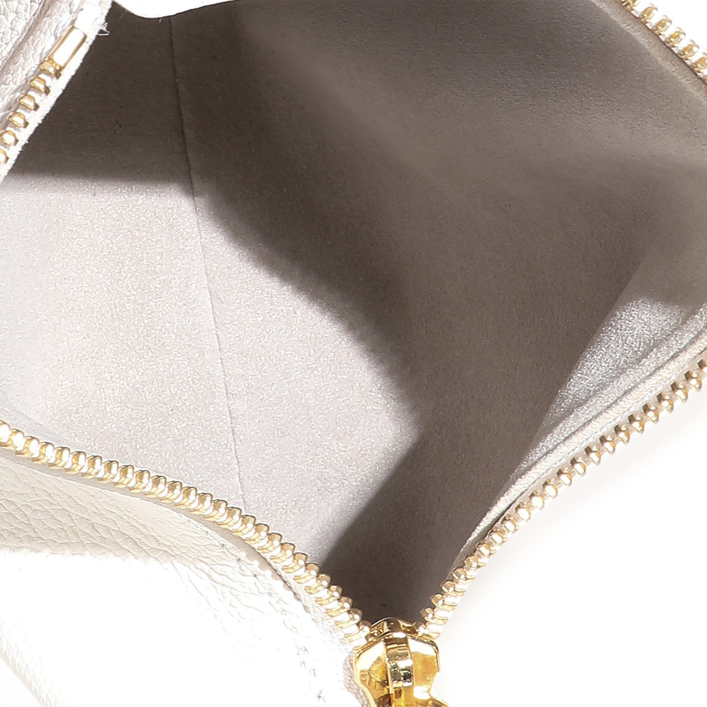 Louis Vuitton Chalk Grained Calfskin Side Trunk PM