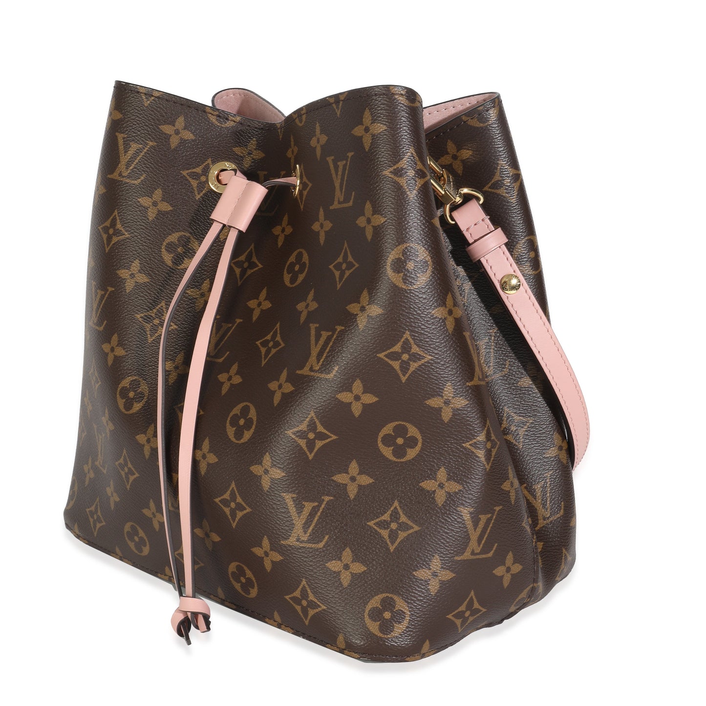 Louis Vuitton Rose Poudre Damier Ebene Canvas Neonoe MM