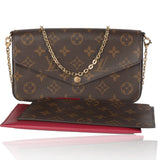 Louis Vuitton Fuchsia Monogram Canvas Felicie Pochette
