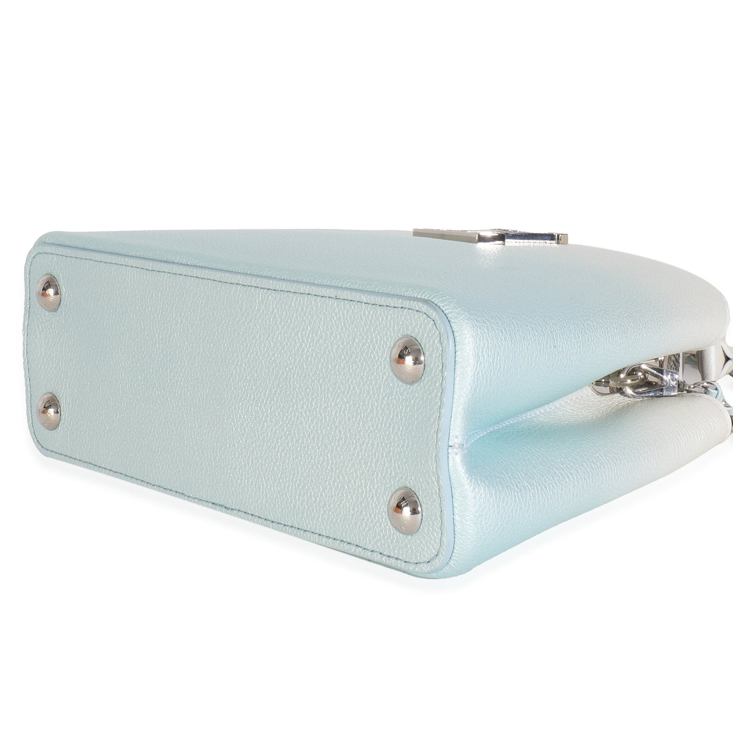 Louis Vuitton Blue Metallic Ombre Taurillon Capucines BB