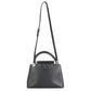 Louis Vuitton Black Taurillon Flower Crown Capucines MM