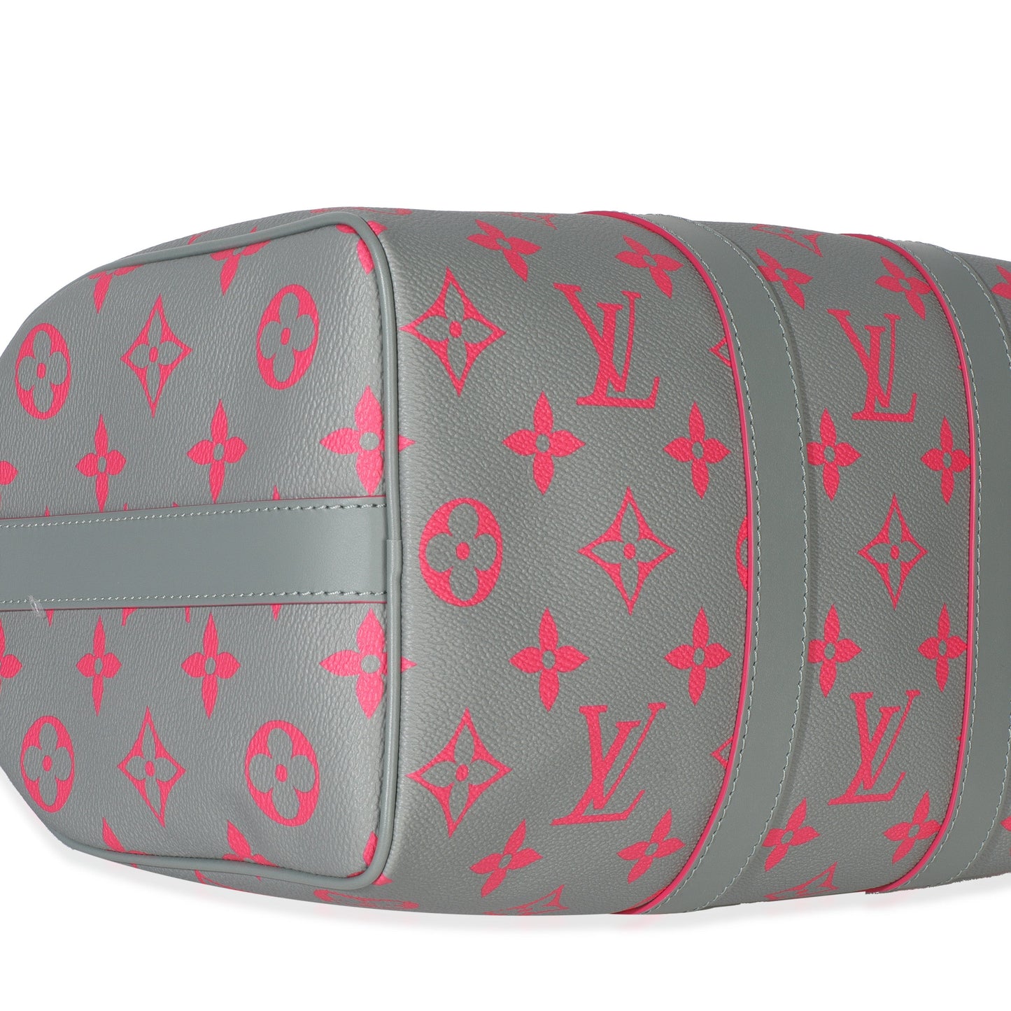 Louis Vuitton Grey Pink Monogram Glow Up Keepall Bandouliere 35