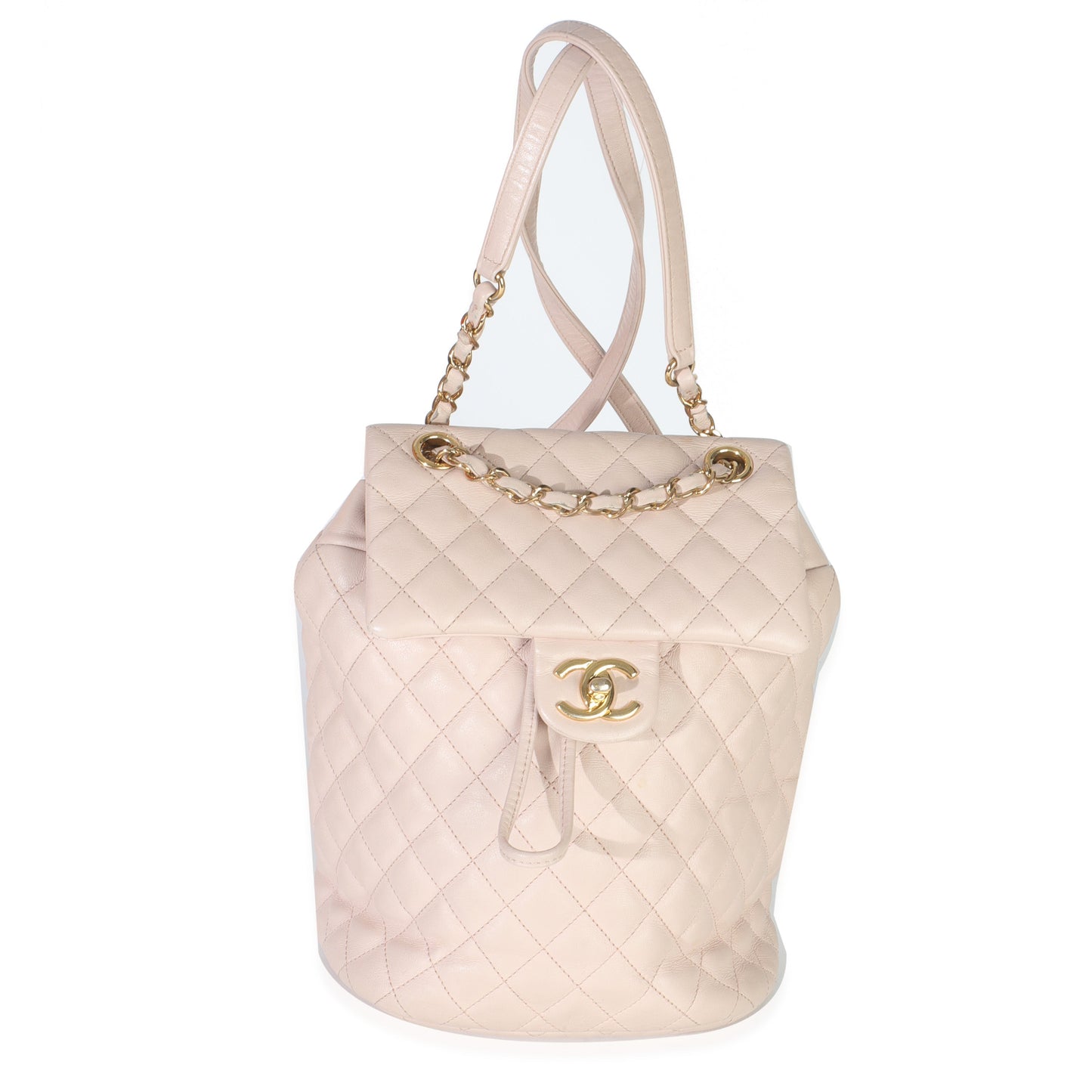 Chanel Light Pink Quilted Lambskin Small Urban Spirit Backpack