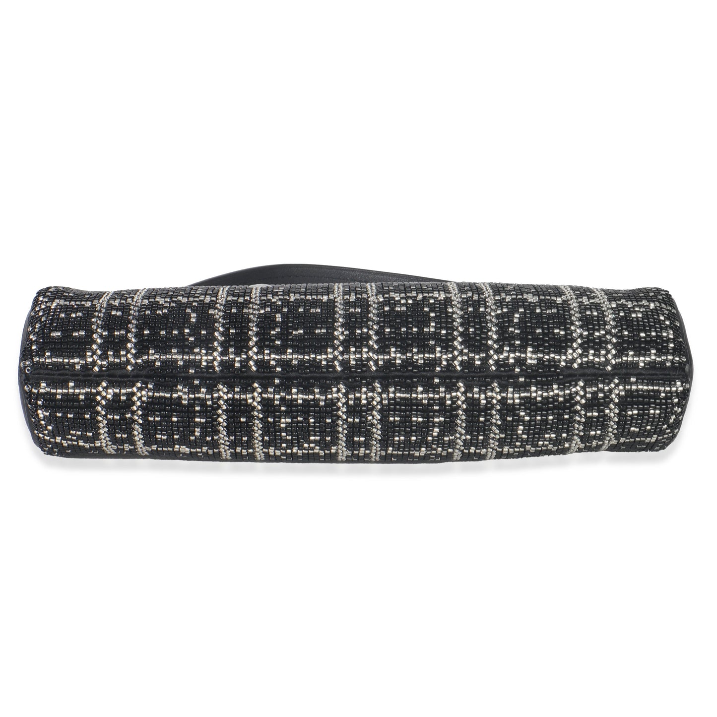 Louis Vuitton Black White Beaded Pochette Tirette