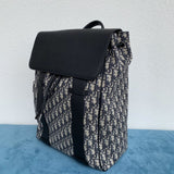 MOTION BACKPACK BEIGE AND BLACK OBLIQUE Amelia