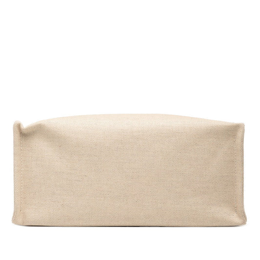 Gucci Logo Print Canvas Leather 2way Bag