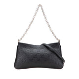 Gucci GG Emblem Leather 2way Shoulder Bag