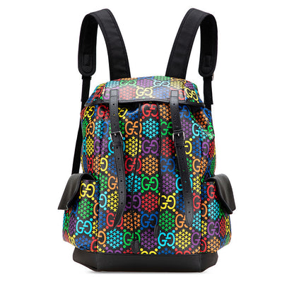 Gucci GG Psychedelic PVC Leather Backpack