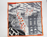 Hermes Gray Faubourg Scarf